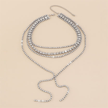 Fashion Patchwork Rhinestone Necklaces