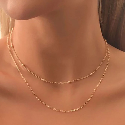 Simplicity Solid Patchwork Necklaces