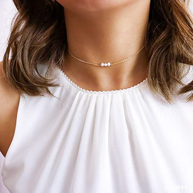 Simplicity Solid Pearl Necklaces