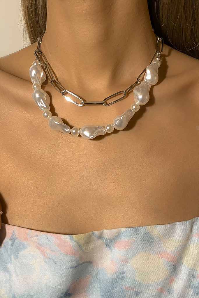 Fashion Simplicity Geometric Split Joint Necklaces