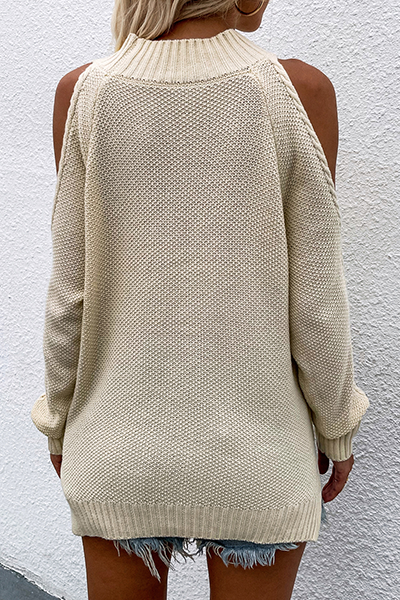 Casual Hollowed Out O Neck Sweaters(6 Colors)