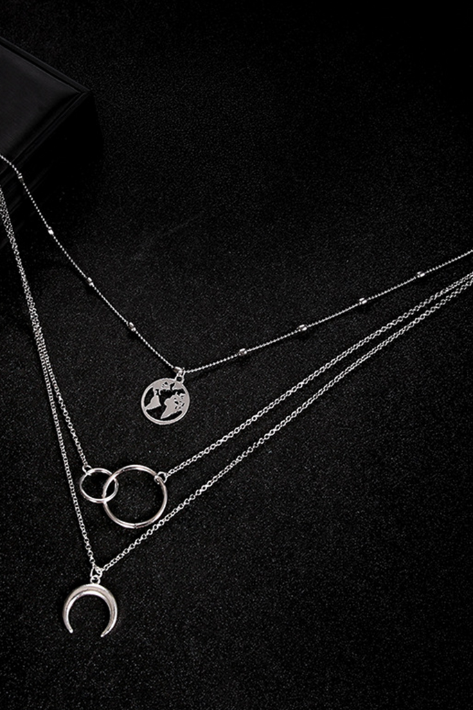 Fashion Street Patchwork Split Joint Necklaces
