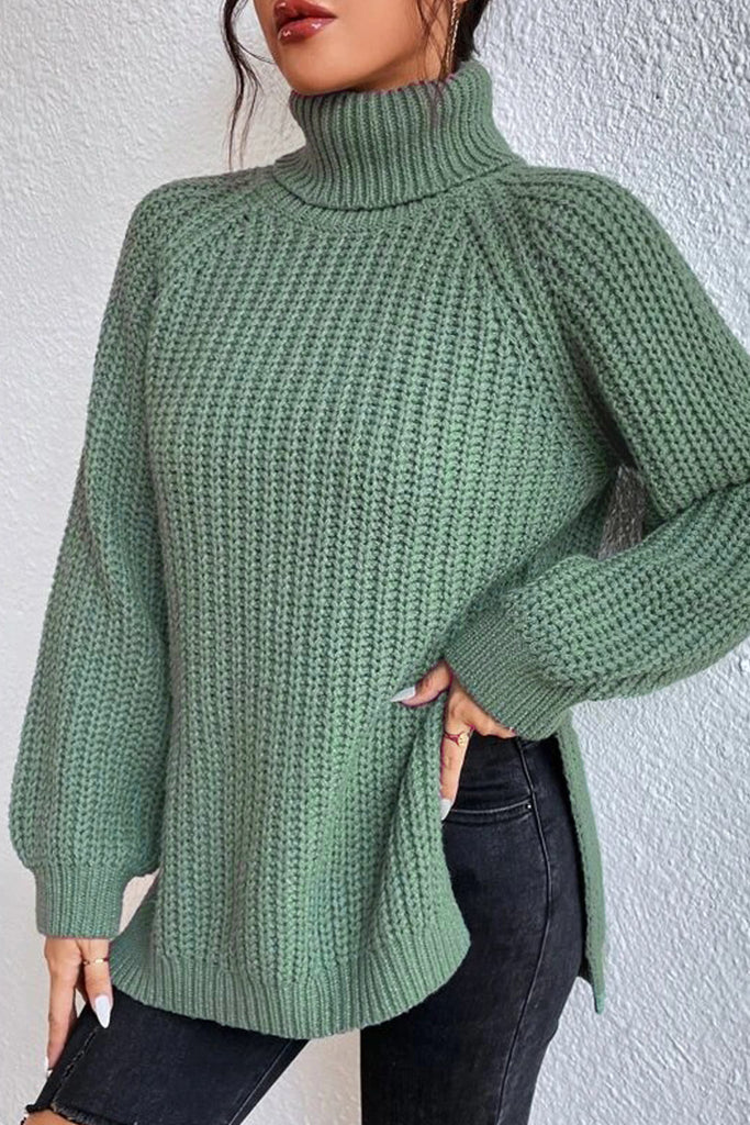 Casual Solid Basic Turtleneck Sweaters(5 Colors)