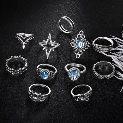 Vintage Eleven Pieces Rings (Subject To The Actual Object)